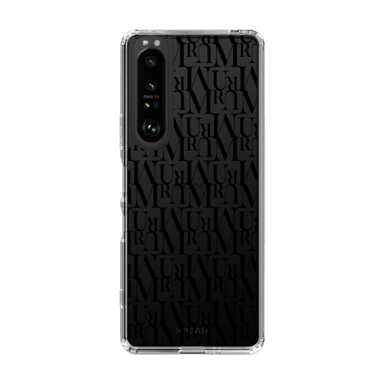 Slim Protection Case［ MURUA - Monogram - Black ］