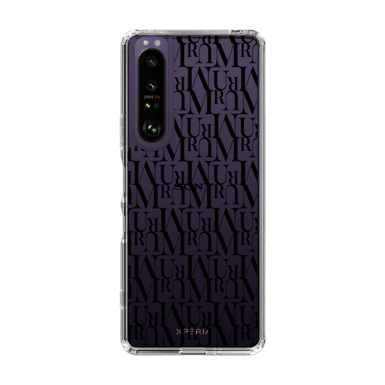 Slim Protection Case［ MURUA - Monogram - Black ］