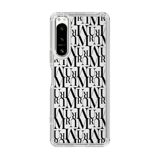 Slim Protection Case［ MURUA - Monogram - Black ］