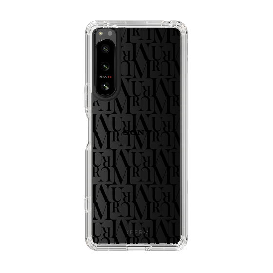 Slim Protection Case［ MURUA - Monogram - Black ］