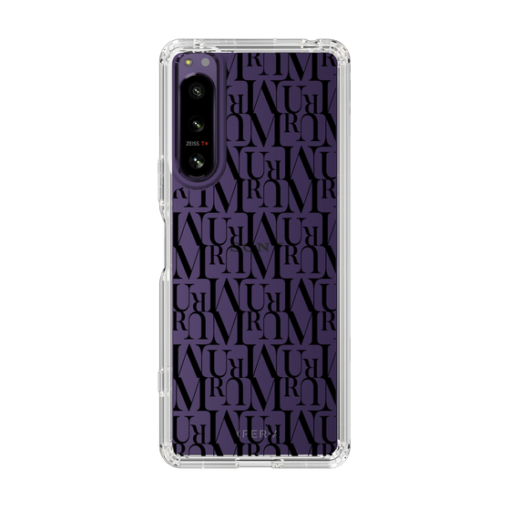 Slim Protection Case［ MURUA - Monogram - Black ］