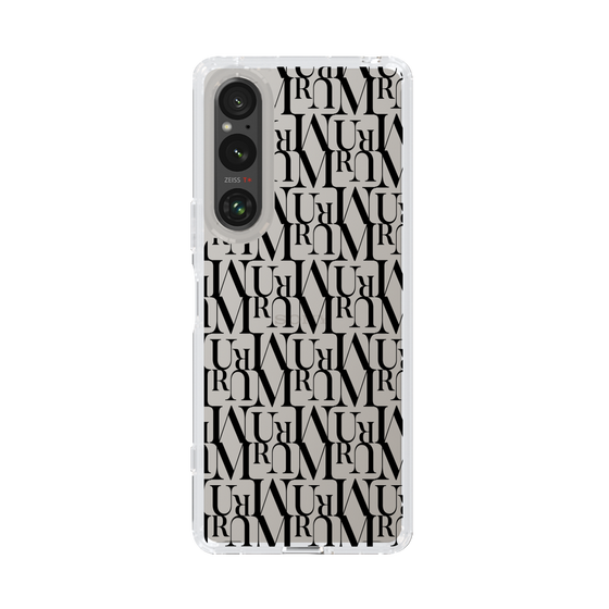 Slim Protection Case［ MURUA - Monogram - Black ］