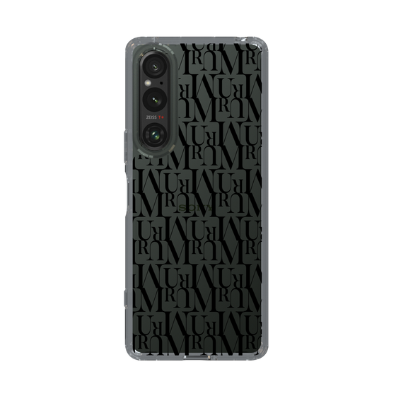 Slim Protection Case［ MURUA - Monogram - Black ］