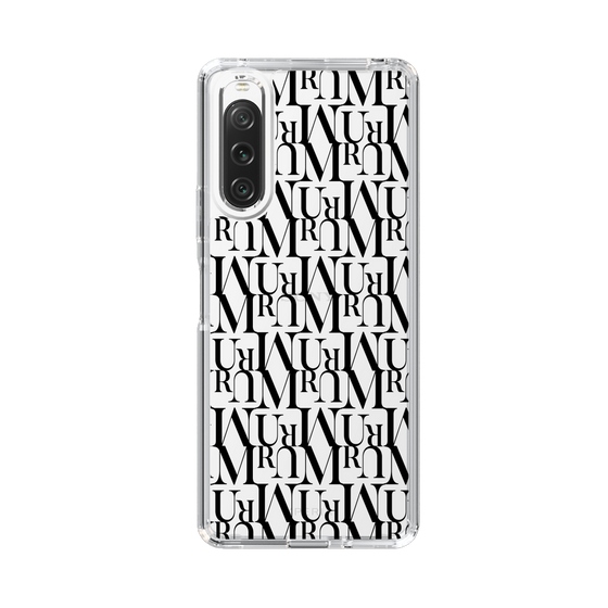Slim Protection Case［ MURUA - Monogram - Black ］