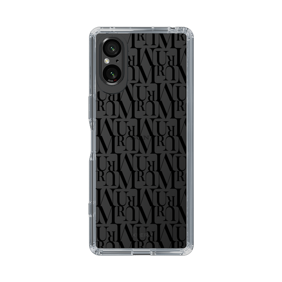 Slim Protection Case［ MURUA - Monogram - Black ］