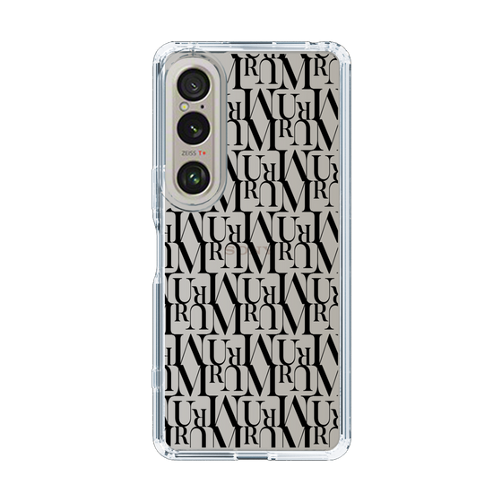 Slim Protection Case［ MURUA - Monogram - Black ］