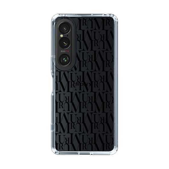 Slim Protection Case［ MURUA - Monogram - Black ］