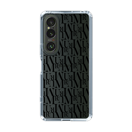 Slim Protection Case［ MURUA - Monogram - Black ］