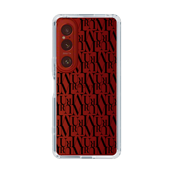 Slim Protection Case［ MURUA - Monogram - Black ］
