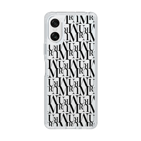 Slim Protection Case［ MURUA - Monogram - Black ］