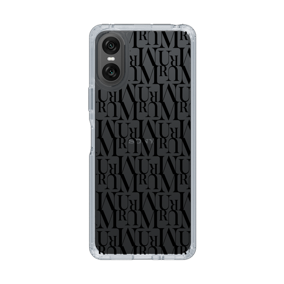 Slim Protection Case［ MURUA - Monogram - Black ］