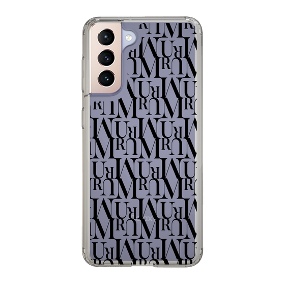 Slim Protection Case［ MURUA - Monogram - Black ］