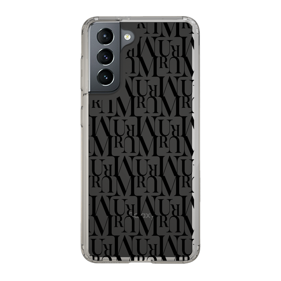 Slim Protection Case［ MURUA - Monogram - Black ］