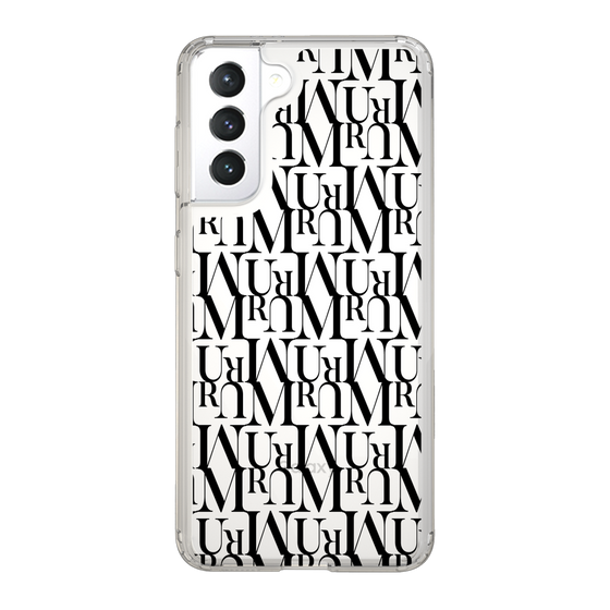 Slim Protection Case［ MURUA - Monogram - Black ］