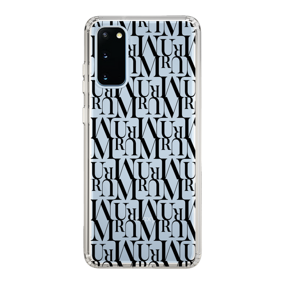 Slim Protection Case［ MURUA - Monogram - Black ］