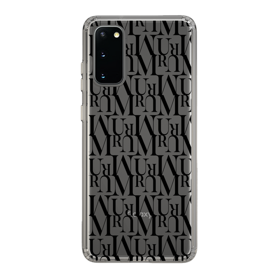 Slim Protection Case［ MURUA - Monogram - Black ］
