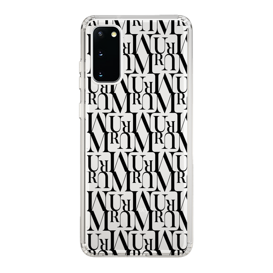 Slim Protection Case［ MURUA - Monogram - Black ］
