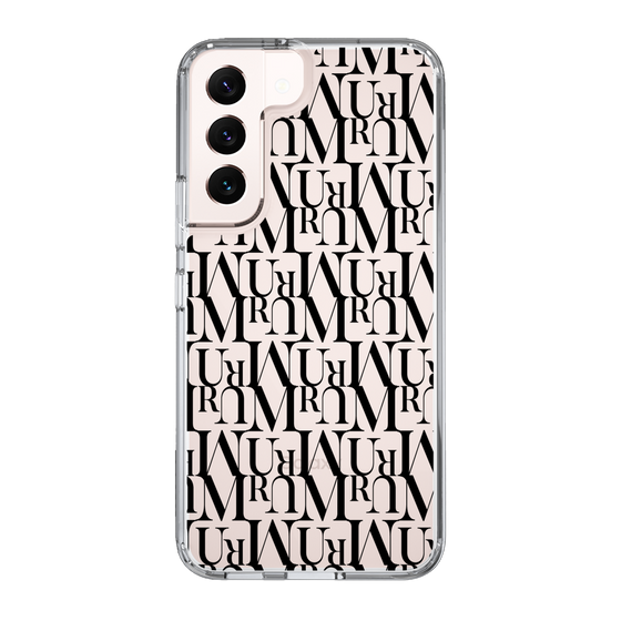 Slim Protection Case［ MURUA - Monogram - Black ］