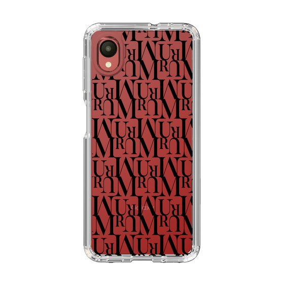 Slim Protection Case［ MURUA - Monogram - Black ］