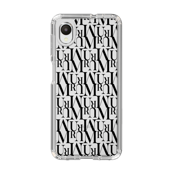 Slim Protection Case［ MURUA - Monogram - Black ］