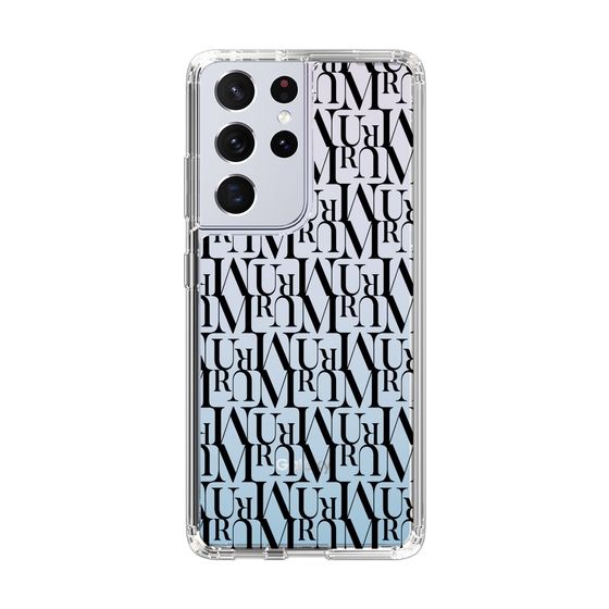 Slim Protection Case［ MURUA - Monogram - Black ］