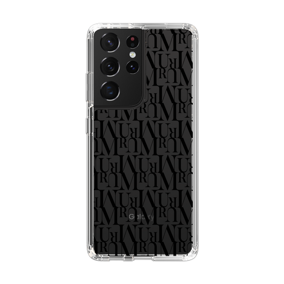 Slim Protection Case［ MURUA - Monogram - Black ］