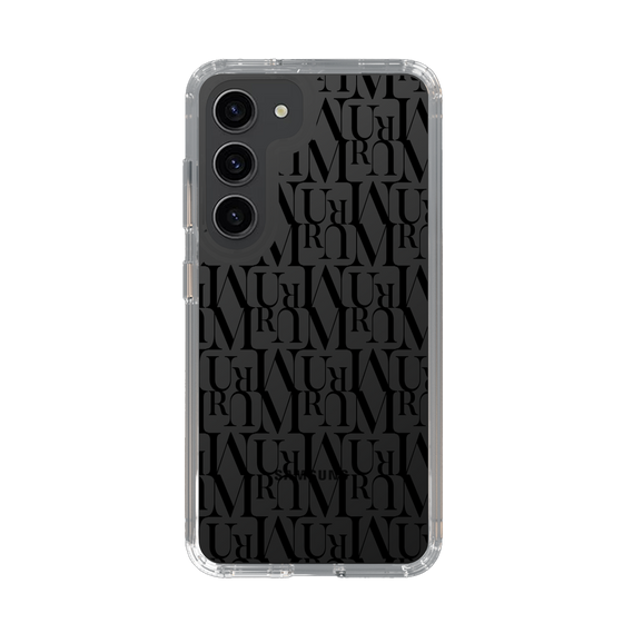 Slim Protection Case［ MURUA - Monogram - Black ］