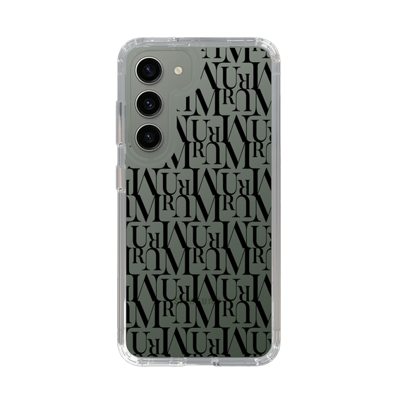 Slim Protection Case［ MURUA - Monogram - Black ］