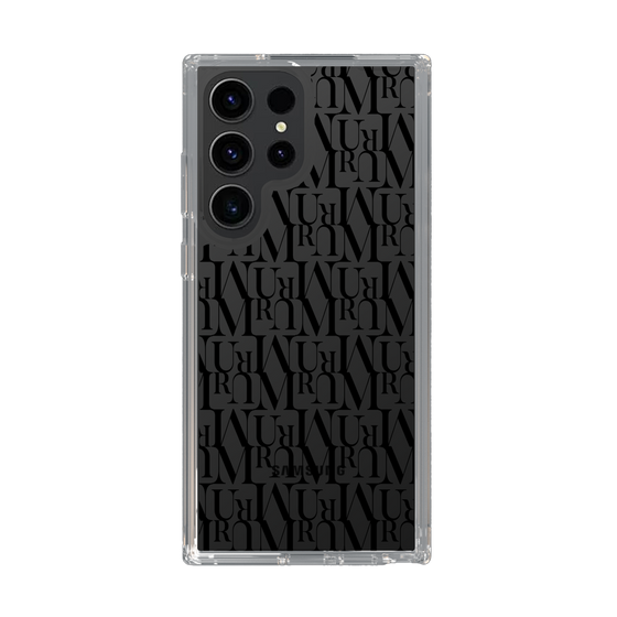 Slim Protection Case［ MURUA - Monogram - Black ］