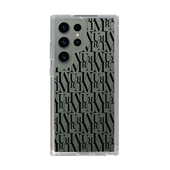 Slim Protection Case［ MURUA - Monogram - Black ］