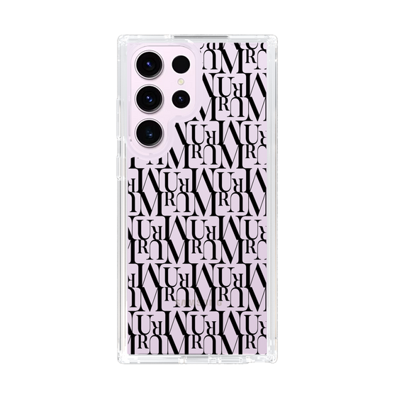 Slim Protection Case［ MURUA - Monogram - Black ］
