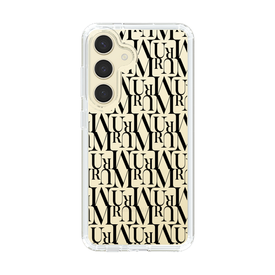 Slim Protection Case［ MURUA - Monogram - Black ］