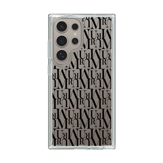 Slim Protection Case［ MURUA - Monogram - Black ］