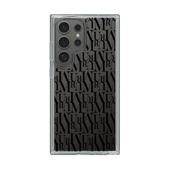 Slim Protection Case［ MURUA - Monogram - Black ］