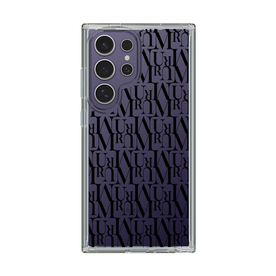 Slim Protection Case［ MURUA - Monogram - Black ］
