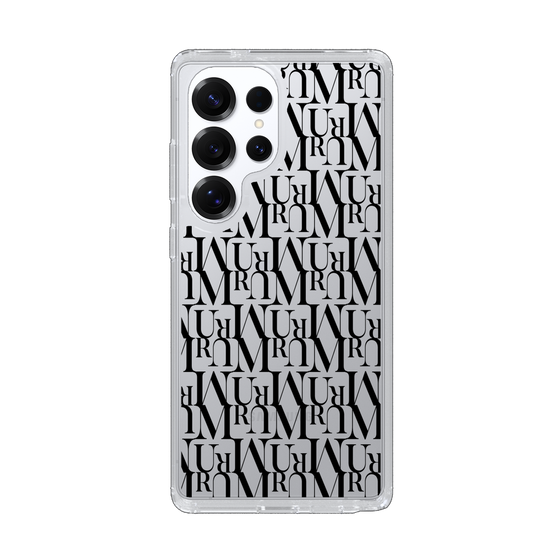 Slim Protection Case［ MURUA - Monogram - Black ］