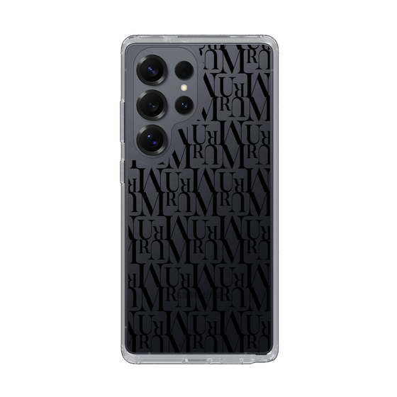 Slim Protection Case［ MURUA - Monogram - Black ］