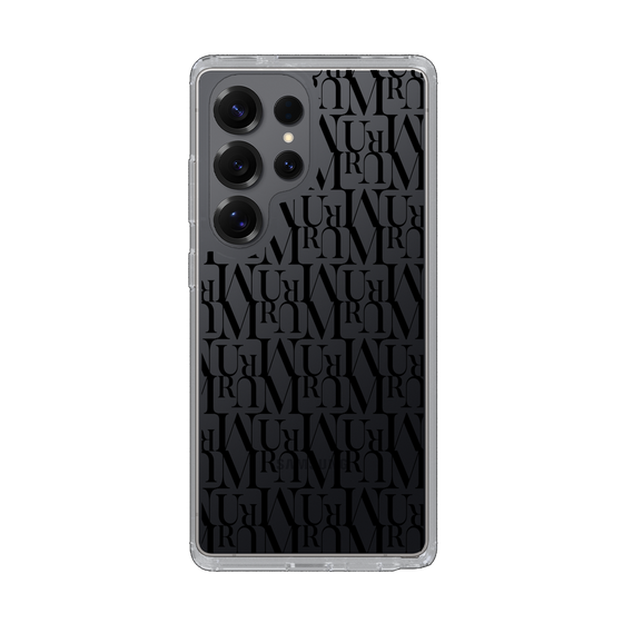 Slim Protection Case［ MURUA - Monogram - Black ］