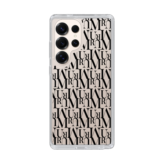 Slim Protection Case［ MURUA - Monogram - Black ］