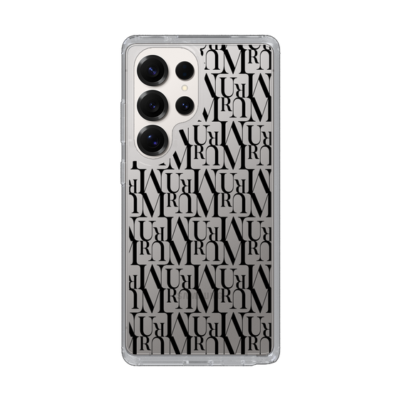 Slim Protection Case［ MURUA - Monogram - Black ］