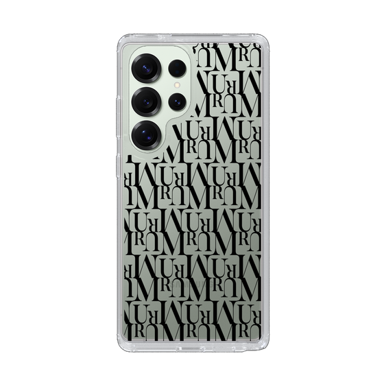 Slim Protection Case［ MURUA - Monogram - Black ］