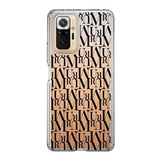 Slim Protection Case［ MURUA - Monogram - Black ］