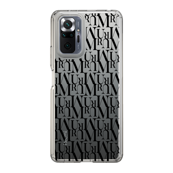 Slim Protection Case［ MURUA - Monogram - Black ］