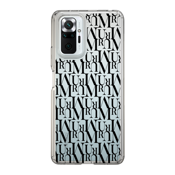 Slim Protection Case［ MURUA - Monogram - Black ］