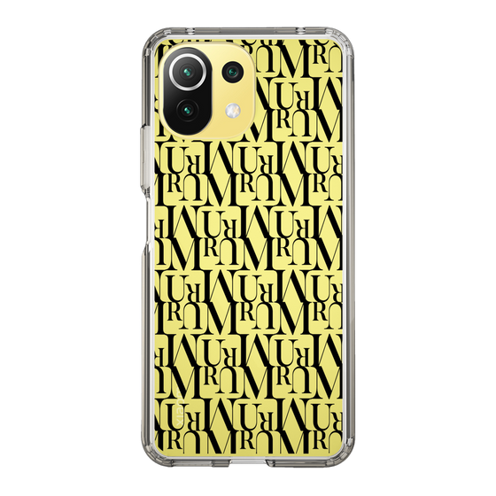 Slim Protection Case［ MURUA - Monogram - Black ］