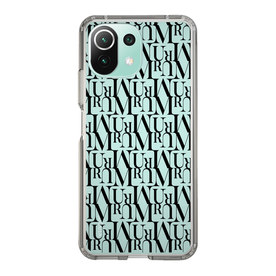 Slim Protection Case［ MURUA - Monogram - Black ］