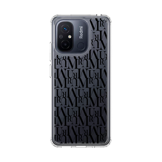 Slim Protection Case［ MURUA - Monogram - Black ］