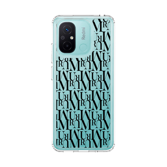 Slim Protection Case［ MURUA - Monogram - Black ］