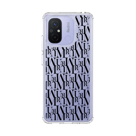 Slim Protection Case［ MURUA - Monogram - Black ］