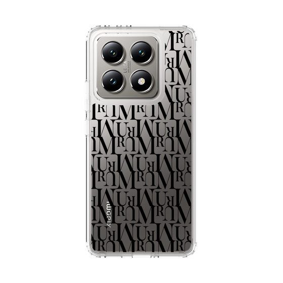 Slim Protection Case［ MURUA - Monogram - Black ］